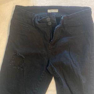 Vestique skinny ripped jeans